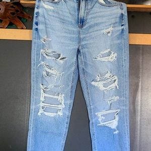 American eagle mom jeans size 10
